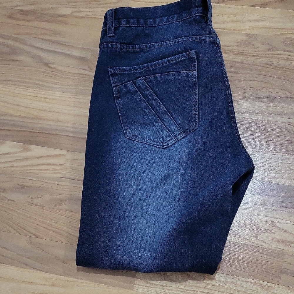 Classic Black Slim Straight Jeans for Men